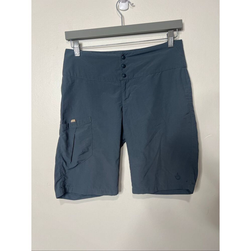 Isis Blue Nylon Bermuda Hiking Shorts Sz 2